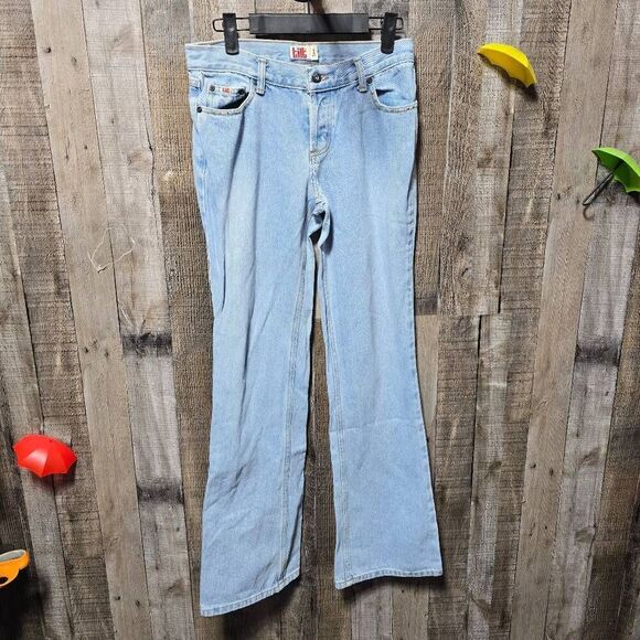 Tilt Vintage Y2K Flare Mid Rise Denim Jeans - Picture 1 of 4